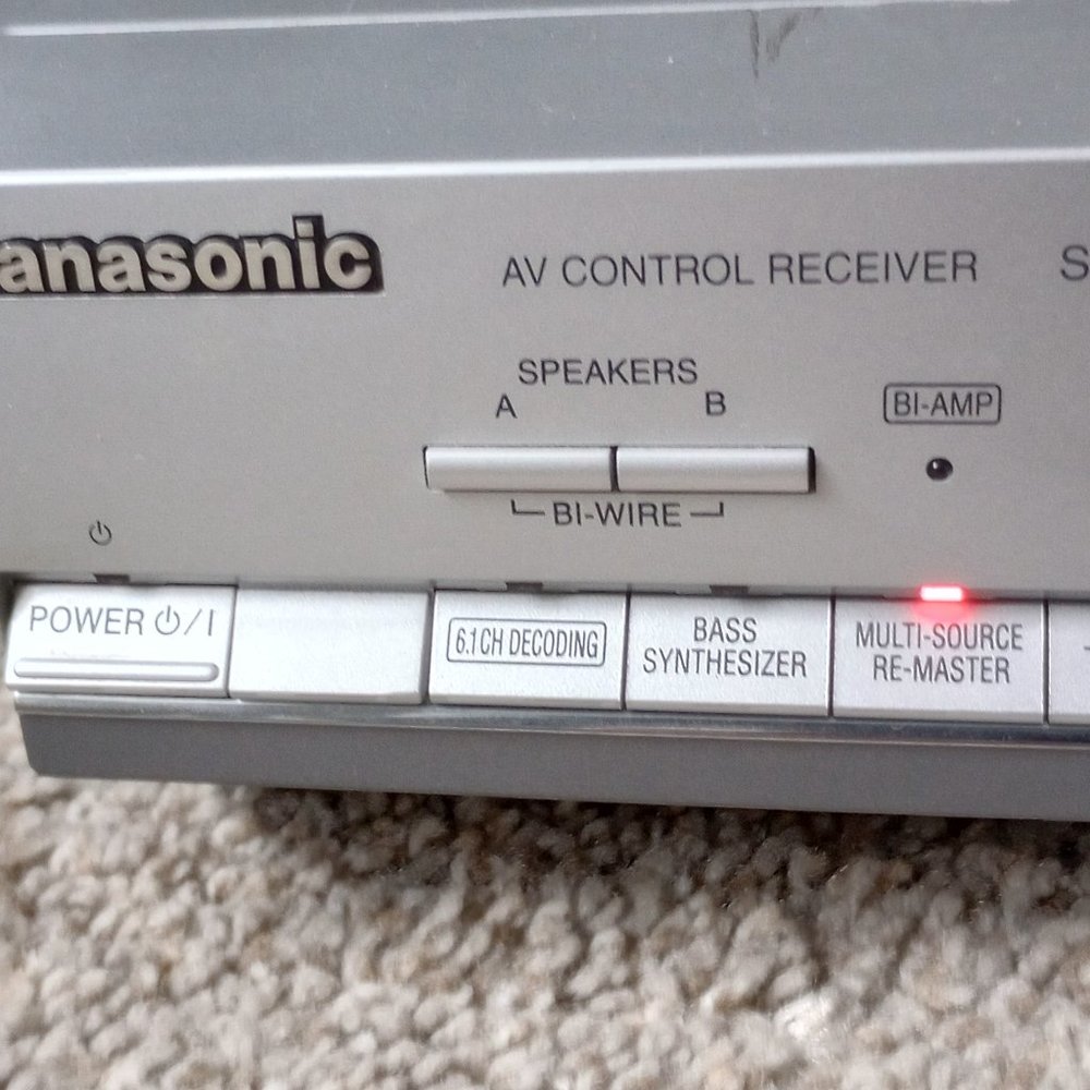 Panasonic AV CONTROL RECEIVER SA-XR70